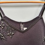 Vintage Outlander Embellished Wool Blend Mini Cocktail Dress in Black S Photo 3