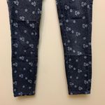 Free People  Floral Print Skinny Ankle Jeans Size 25 Photo 3