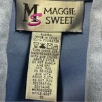 3 Piece Set Maggie Sweet Blue Sueded Pantsuit Pant Top and Blazer Womens 1X Photo 15