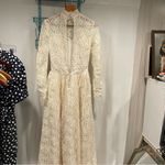 Handmade Vintage 40’s-50’s creamy lace sweetheart princess wedding dress gown bride dream Photo 11