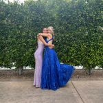 Macy's Nina Canacci Prom Dress Nina Canacci 4304 royal blue sequin and tulle gown with an open bac Photo 2