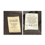 STAUD Kai Twist Crop Halter Top Size 12 Black Photo 4