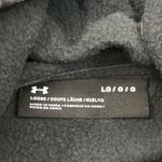 Under Armour Loose Impaired Vision High Neck Black Hoodie Sweatshirt Womens L. Photo 3