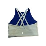 Lululemon Energy High Neck Long Line Sports Bra Mint Green size 4 Photo 3