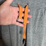 Orangetheory  Gray Joggers with Orange Drawstring Size Small Photo 3