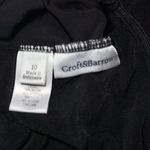 Croft & Barrow  new black lace style flyaway front swimsuit! Photo 8