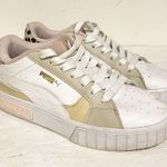 Puma  Size 7.5 Cali Star Felin Leopard Shoes Womens White Beige Low Top Sneakers Photo 2