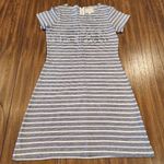 Sail To Sable  Tshirt Shift Sheath Nautical Coastal Stripe shortsleeve mini dress Photo 3