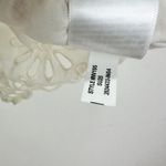 Madewell Embroidered Shirred Puff Sleeve Top Blouse Floral Eyelet Cream XXS NWT Photo 11