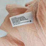 Ava & Viv  Womens Blouse Size X Peach Venus Neck String Knot Long Sleeve Photo 26