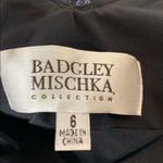 Badgley Mischka  collection sequin black blue dress sz 6 Photo 5
