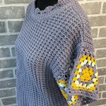 Universal Threads Universal Thread Granny Square Lilac Short Sleeve Sweater Women’s Size S So Cute Photo 8