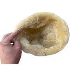 UGG  brown Shearling Sheepskin Leather Suede Hat  Size 0/S SKU8199 Photo 5