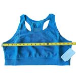 l*space L* Active XL Out Of Bounds Crop Top Blue 100% Cotton Lounge Racerback Photo 8