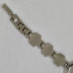 Cute Smiling Monkey dial shaped women watch Silver tone 24mm size 6.5” running Photo 6