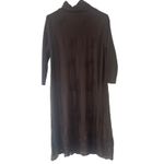 Sundance Women's Size Small Brown Embroidered Floral Brown Sweater Dress Photo 7