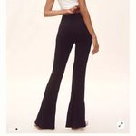 Maeve Anthropologie  Black Ribbed Flare Leggings Sz M NWT Photo 10