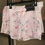 Laura Ashley 💕💕 Cozy PJ Shorts (2 Pack) ~ Floral & Striped Print Large L NWT Photo 0