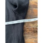 T3 90s VTG LStudio Women's Button Front 100% Linen Blazer Jacket Black Size 8/La Photo 4