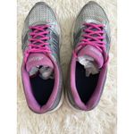 ASICS ‎ Gel Contend 4 Running Shoes Women's Size 8.5 Silver Gray Pink Athletic Photo 5