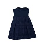 Sugar Lips Navy Blue Lace Tube Top Mini Tube Top Dress Size Women's Small Photo 1