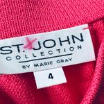 St. John Collection Strawberry Pink Knit Mini Pencil Skirt Photo 5