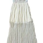 Flying Tomato  Embroidered White Sleeveless Maxi Dress Womens Small Photo 2