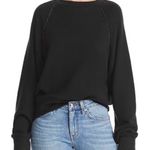 Paige Daytona Chain Trim Casual Pullover Sweatshirt Black Silver Size Large Photo 0