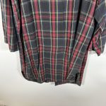 J.Crew Oarsman Button Up Long Pajama Top Vintage Plaid Red Green Large Photo 8