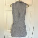 ZARA Pleated Sleeveless Black and White  Trafaluc Button Up Dress Size M Photo 5