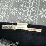Levi's NWT  Ribcage Super High Rise Denim Shorts‎ Frayed Hem Button Fly Black 24 Photo 4