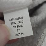 White House | Black Market Beige Lace-Up Poplin Hem Sweatshirt Size Medium Photo 8