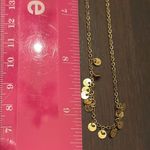 Elegant Gold Necklace with mini circle Charms Photo 3