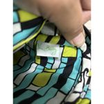 Vera Bradley  Floral Crossbody Quilted‎ Long Adj. Strap Pockets Logo Teal/White Photo 7