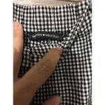 Brandy Melville  Women Black Gingham Plaid Pants Sz XS Retro Elastic Waist Photo 2