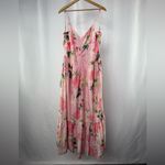 Vineyard Vines NWT Kentucky Derby Strappy Floral Maxi Dress in Pink Size 16 Photo 4