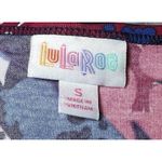 LuLaRoe Disney Maleficent Irma Shirt Womens Size Small Blue Pink Hi-Low Tunic Photo 5