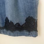 London Jean Y2k Micro Mini Denim Low Rise Jean Lace Bratz Boho Cowgirl Embellish Skirt 8 Photo 8