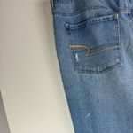 American Eagle Tomgirl Distressed Jeans Sz 16 LONG Light Wash Straight Boyfriend Photo 11