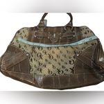 XOXO  Women's Satchel‎ Handbag Dark Cognac with Heart Charm Photo 12