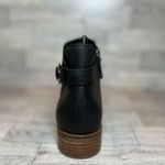 Cole Haan Black Lilah Leather Buckle Booties size 9.5b Photo 3