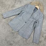 T Tahari NWT Women’s Adara Single-Button Jacket Blazer Office in Black White 12 Photo 2