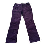 st. john's bay Corduroy Pants 14 Classic Fit Straight Leg Burgundy Photo 0
