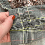 Sundance  Whitman Plaid Linen Cotton Long Sleeve Women's Blazer B29 Photo 4