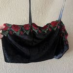 Velvet Rose Embroidered Corset Style Crop Top Photo 1