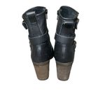 Lucky Brand  Orenzo Ankle Moto Boots Black Leather Women's Size 6 Photo 5