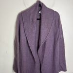 Soft Surroundings Telluride Shawl Cardigan Lilac Purple Mohair blend size S Photo 3
