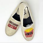 Sam Edelman  Espadrille Flats size 9.5 Extra Fries Exercise Slip On Canvas Shoe Photo 1