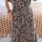 Sienna Sky  Leopard Print Midi Dress  Photo 1