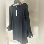 Banana Republic Black Bell Long Sleeve Dress XS Petite NWT $90 Photo 4